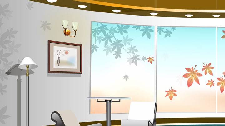 Digital Interior – Beautiful Colorful Interior Of Room